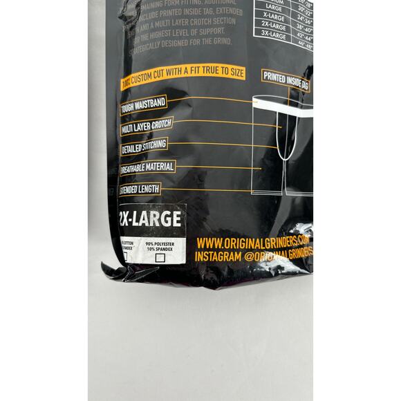 SRVNTZ x Original Grinders And Dark Metal OG Boxer Briefs Set Of 2 Mens 2X Black - Picture 11 of 12